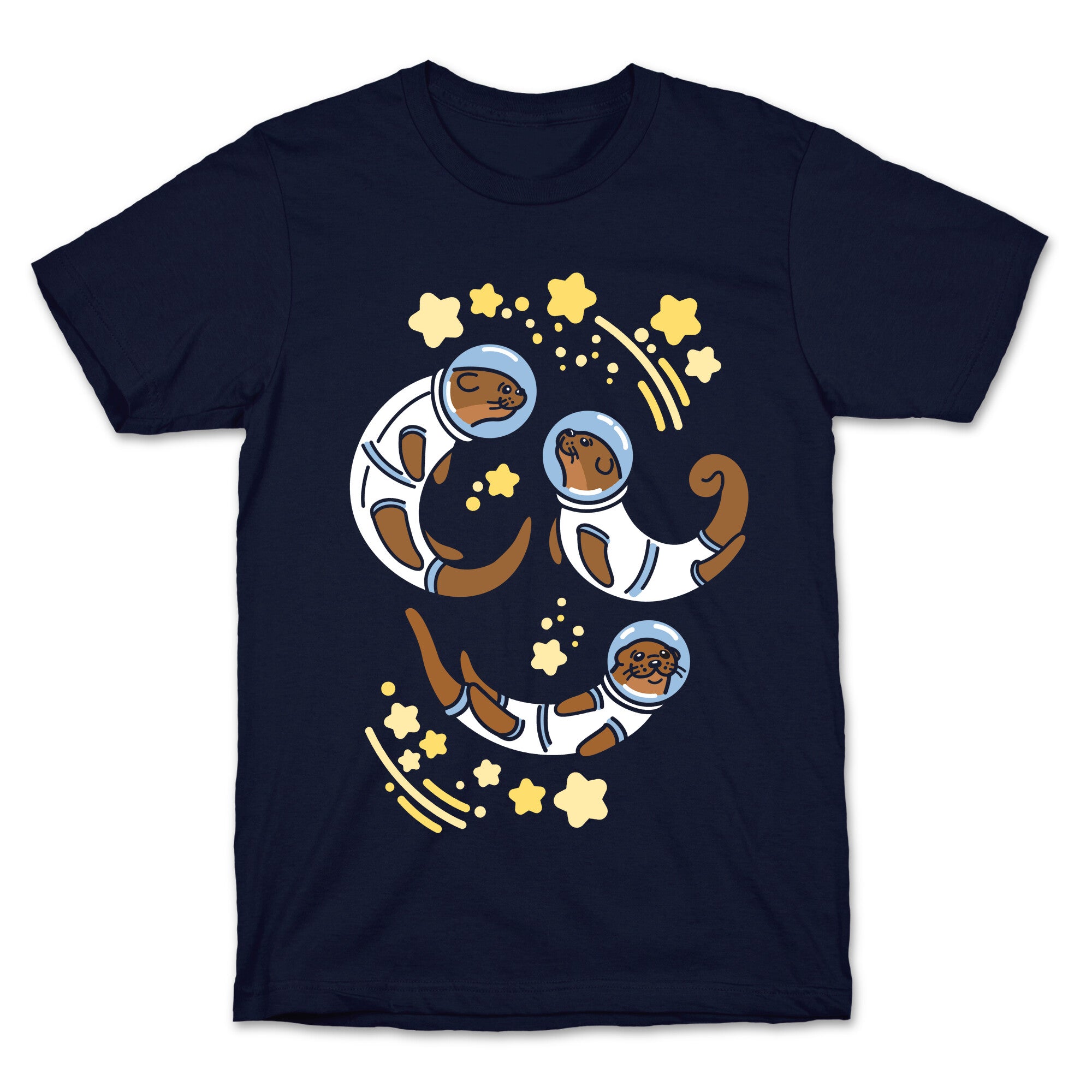 Otters In Space T-Shirt